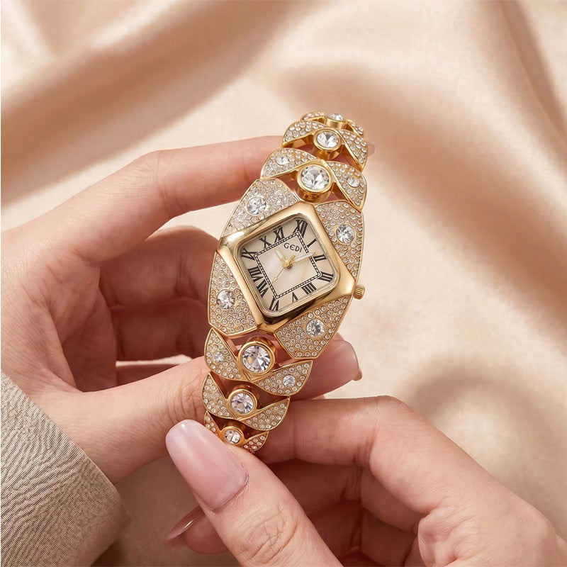 Montre de Luxe Dorée